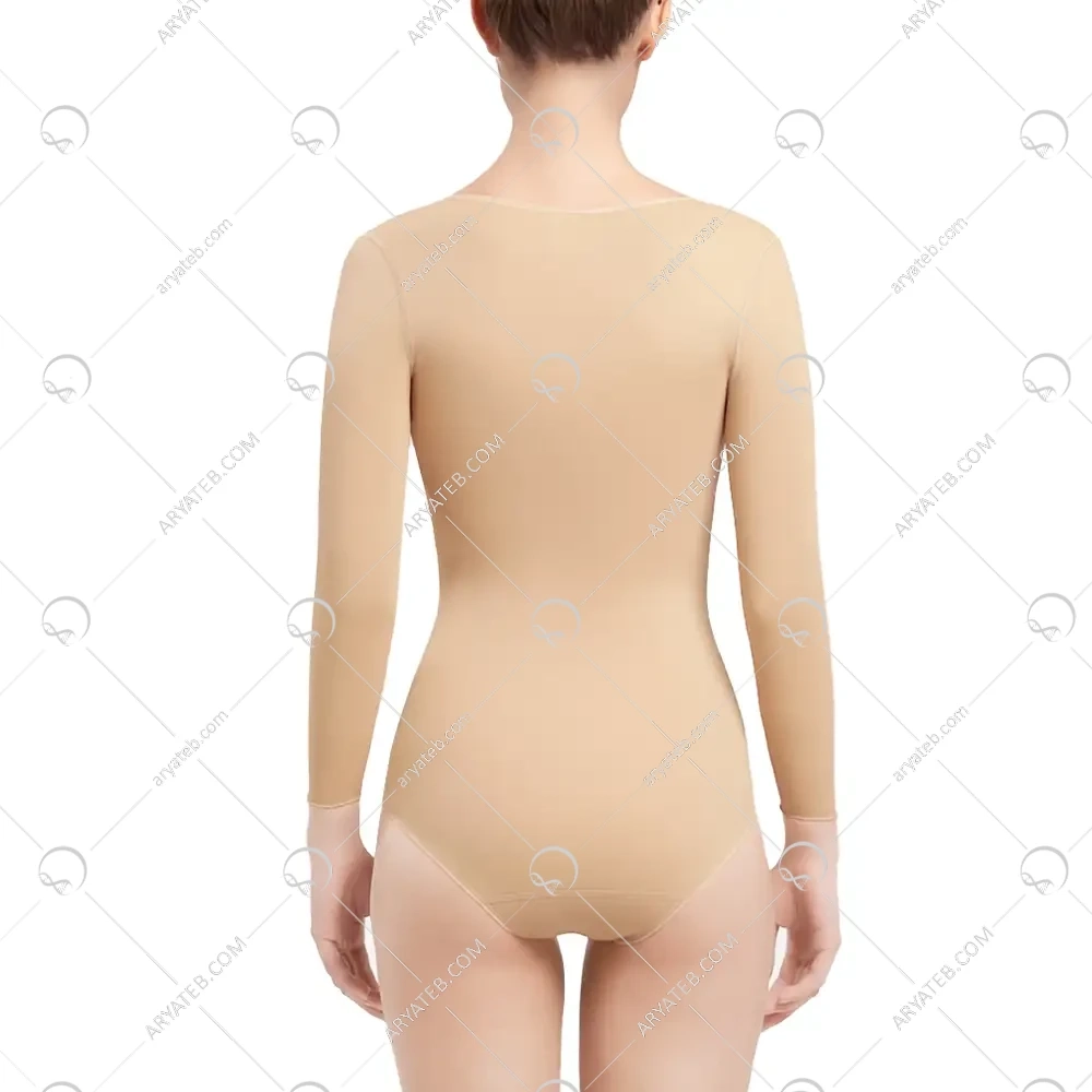 گن بعد از جراحی لیپوماتیک تمام بدن زنانه شورتی ووئه VOE کد 5010