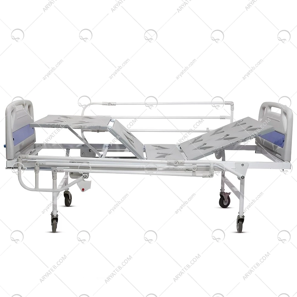 تخت بیمارستانی سه شکن برقی کف ABS
